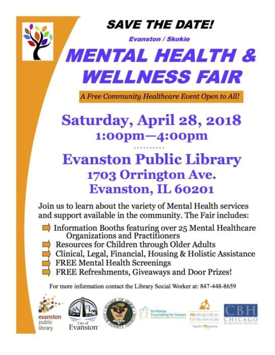 Inaugural Evanston / Skokie Mental Health & Wellness Fair - Chicago Inaugural Evanston / Skokie Mental Health & Wellness Fair - Chicago